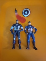 2 Marvel Legends Captain America Figures Hasbro Avengers 6&quot; 2016 - £15.94 GBP