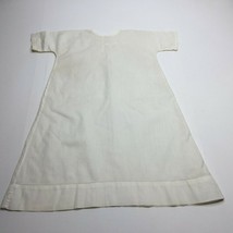 Vintage 30s Christening Long White Gown Dress Baby Baptism Infant One Piece - £31.89 GBP