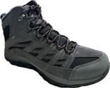 Columbia Men&#39;s Crestwood Mid Waterproof Black Charcoal Hiking Boots BM53... - $71.99