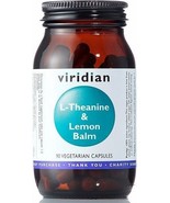 Viridian L-Theanine &amp; Lemon Balm 90 capsules relaxation, suppression ner... - $1,122.26 MXN