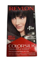 Revlon Hair Dye Kit #10 Black Ammonia-Free With Keratin Permanent Color - $145.31 MXN