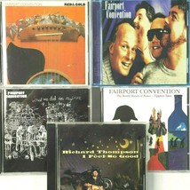 Fairport Convention Richard Thompson 5 CD Bundle Holidays Red Gold Bonny Tippler - £28.57 GBP