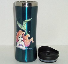 Disney Ariel Little Mermaid Travel Coffee Cup Mug Stainless Steel Theme Parks - £42.78 GBP