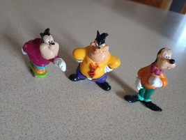 Vintage Pete PVC Figures Disney Goofy Movie Goof Troop Lot Of 3 - £8.01 GBP