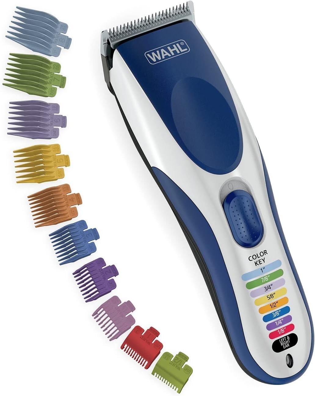 Wahl Color Pro Cordless Rechargeable Hair Clipper Trimmer Easy Color Cod... - $35.99