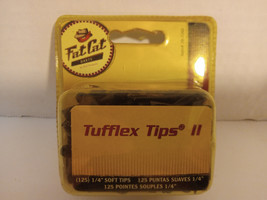 GLD FatCat Darts Tufflex Tips II 1/4 Soft Dart Tips (OPENED) - £5.77 GBP