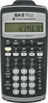 Texas Instruments Ba-Ii Plus Adv Financial Calculator, Or Texbaiiplus. - £35.19 GBP