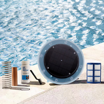Swimming Pool Solar Pool Ionizer Water Cleaner Purifier up to 32,000 Gallon - £122.09 GBP