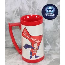 Vintage 70s USA Made Thermo-Serv Budweiser Bud Man Carrying Budweiser Be... - $14.54