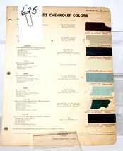 1953 Chevrolet DuPont Paint Chip #625 - €6,79 EUR