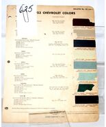 1953 Chevrolet DuPont Paint Chip #625 - €6,79 EUR