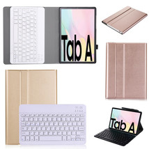 Wireless Bluetooth Keyboard Leather Case For SamsungGalaxyTabA7T500T505 NEW - £104.39 GBP