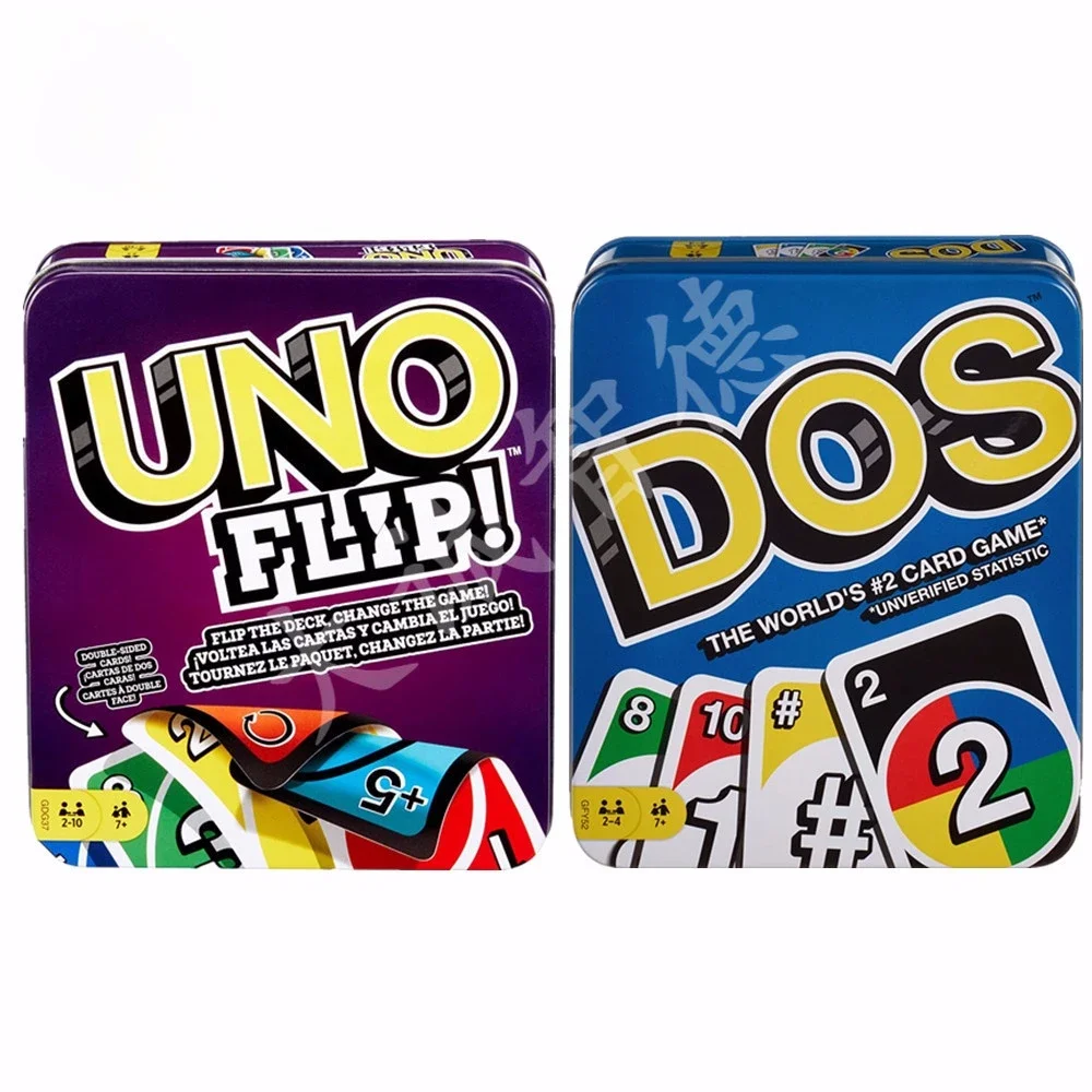 Game UNO Flip & Dos Tin Fun Board Game High Fun Multiplayer Playing