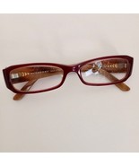 Burberry Eyeglasses FRAME B 2043 3075 50-14-130 Italy Burgundy Retro Pla... - $97.75 CAD