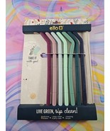Ello 7 Pack Silicone Straws BPA Free New Read - $75.10 MXN