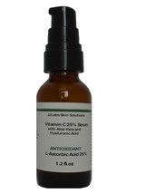 Vitamin C 10-25% Serum with Aloe Vera, Antioxidants, &amp; Moisturizing Nourishment - £13.19 GBP+