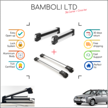 Bamboli 19&quot; Ski Carrier &amp; Silver Cross Bar Set For Chevrolet Lacetti 05-11 4 Pcs - $198.91