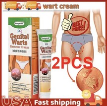 2x Wart Remover Genital Ointment Herpe Cream Acuminatum Antibacterial Tr... - £10.17 GBP
