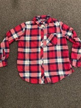 Arizona Jean Company Plaid Button Down Flannel Shirt, Size S - £5.96 GBP