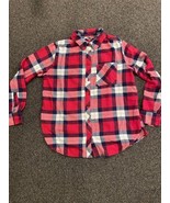 Arizona Jean Company Plaid Button Down Flannel Shirt, Size S - £5.97 GBP