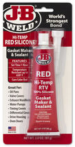 J-b Weld 31314 Red High Temperature RTV Silicone Gasket Maker and Sealan... - £22.02 GBP