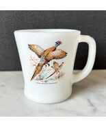 Vintage Fire King Anchor Hocking Mug Coffee Cup D Handle Ring Necked Phe... - $275.39 MXN