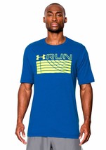 Mens Under Armour Run Track Heatgear Short Sleeve Graphic T-Shirt - 2XL ... - £16.01 GBP