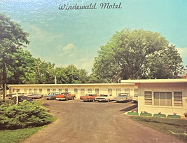 Windewald Motel Martinsburg West Virginia Vintage Postcard Used 1960s - £3.13 GBP