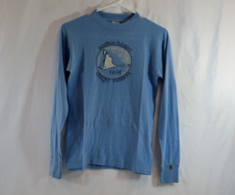 Nookachamps Skagit Runners 1985 Washington Blue Long Sleeve Shirt Vtg - £18.91 GBP