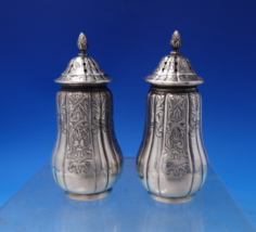 Hardy Freres Liege Belgium .800 Silver Salt and Pepper Shaker Set 2pc (#7167) - £147.13 GBP
