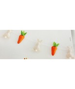 Easter  Banner Decoration Carrot and Bunny Party Decoration 6 Ft X 4.5 i... - $9.49