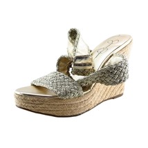 Jessica Simpson Size 9 M Champagne Ankle Strap Synthetic Women Sandal Shoes - £16.03 GBP