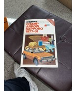 Chilton’s Repair Manual for Chrysler Champ/Arrow/Sapporo 1977-1981 Part ... - £8.72 GBP