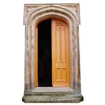 Open Fairy Door Wall Decal - 6&quot; wide x 10&quot; tall - Fairy Door Series - £4.78 GBP