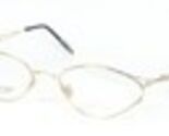Vintage MEYER OPTIC 366 3 GOLD BLUE EYEGLASSES GLASSES FRAME Crystals 50... - $64.84