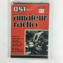 April 1937 QST devoted entirely to Amateur Radio Magazine Crystal Oscillators - £7.23 GBP