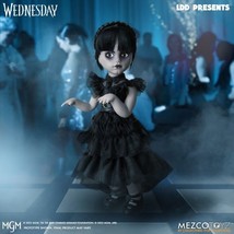 Addams Family - Dancing WEDNESDAY Addams Living Dead Doll by Mezco Toyz - £54.47 GBP