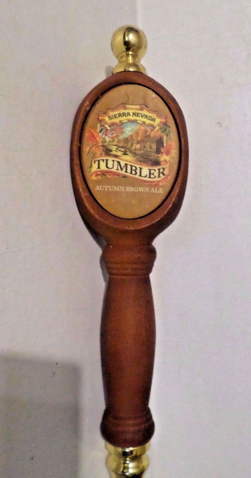 Sierra Nevada Tumbler Autumn Brown Ale 12.5&quot; Draft Beer Tap Handle Manca... - $18.70