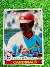 1979 Topps Baseball - # 665 Lou Brock, OF, St. Louis Cardinals - $10.71