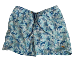 Tommy Bahama Mens L Swim Trunks UPF 50 Seashells Print Blue Relax w/Pockets - $28.45