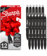 S-Gel Gel Pens, Black Barrel, Medium Point (0.7Mm), Black Gel Ink Pens, ... - $23.55 CAD