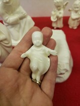 Vintage Porcelain West Germany Made Nativity Scene With Cherub Angel Orchestra - £55.26 GBP