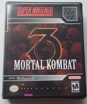 Mortal Kombat 3 CASE Super Nintendo SNES Box BEST Quality Available - £10.36 GBP