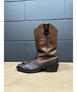 Durango Square Toe Brown Leather Western Cowgirl Boots Women’s Sz 7 - £35.52 GBP