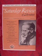 Saturday Review March 21 1942 S EAN O&#39;casey Leonard Bacon - £6.77 GBP