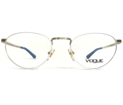 Vogue Eyeglasses Frames VO4084 848 White Gold Round Full Rim 50-20-135 - £49.65 GBP