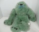 Toy Network plush blue green monster horns big eyes black nose sully cop... - $20.78