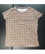 St John’s Bay Top Women’s L Brown - $26.60 CAD