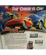 Super Chase Arcade FLYER Original 1992 Criminal Termination Retro Vintag... - £14.03 GBP