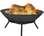 Sunnydaze Cast Iron Fire Pit Bowl - Outdoor 22 Inch Fireplace - Wood Bur... - $98.96